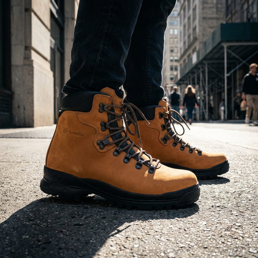 Samelin 5531 Sella Hiking Boots Waterproof Nubuck Leather Boots 2