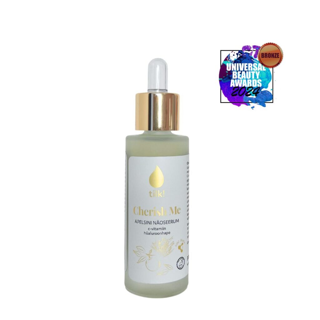 Tilk! Cherish Me Probiotic Orange Face Serum | Vitamin C & Hyaluronic Acid for a Radiant Glow