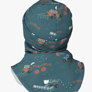 Kids FRODE Thermal Fleece Balaclava | Extreme Cold Protection to -15°C | Oeko-Tex Cotton & Tractor Design